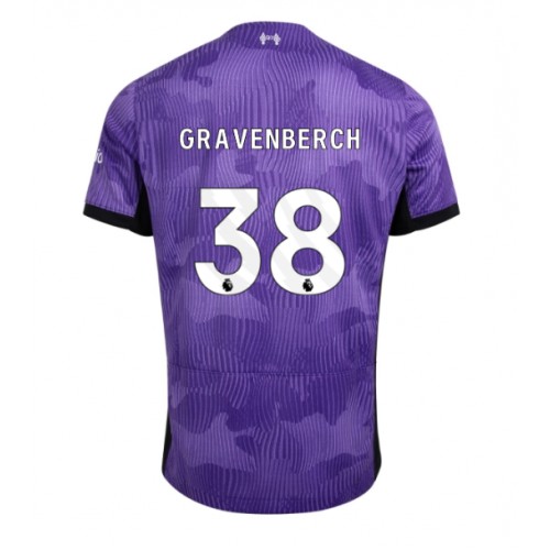 Fotballdrakt Herre Liverpool Ryan Gravenberch #38 Tredjedrakt 2023-24 Kortermet